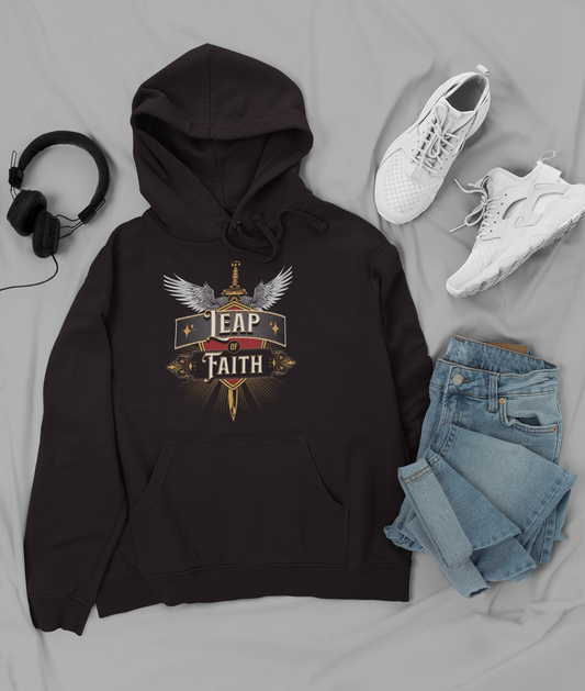 Leap of Faith Stylish Unisex Hoodie