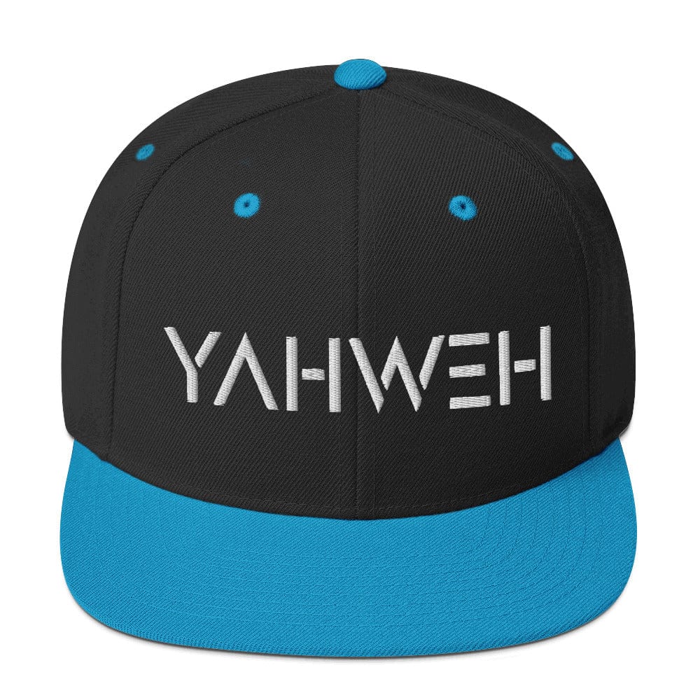 YAHWEH Snapback Hat Big Leap Ink 29.00 Big Leap Ink BlackTeal