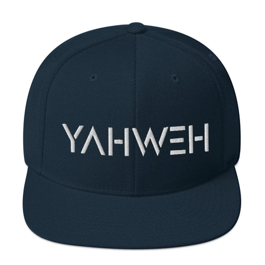 YAHWEH Snapback Hat Big Leap Ink 29.00 Big Leap Ink DarkNavy