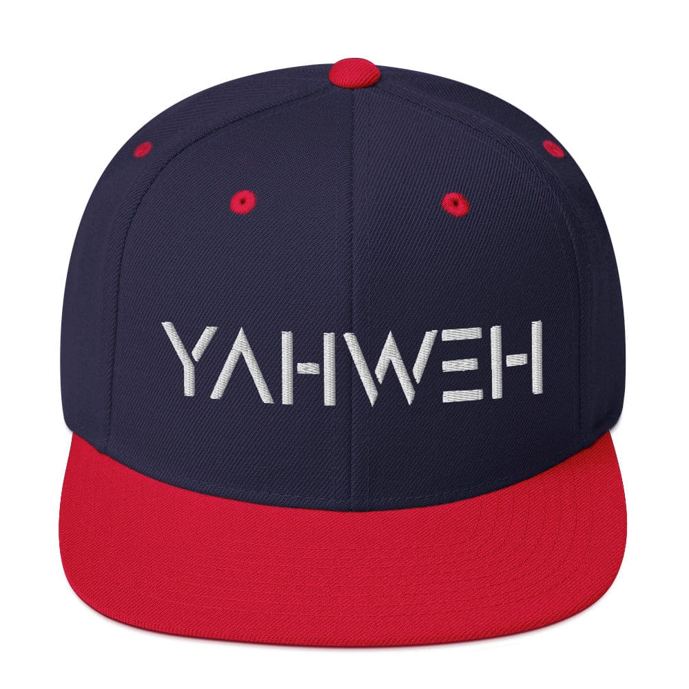 YAHWEH Snapback Hat Big Leap Ink  29.00 Big Leap Ink NavyRed