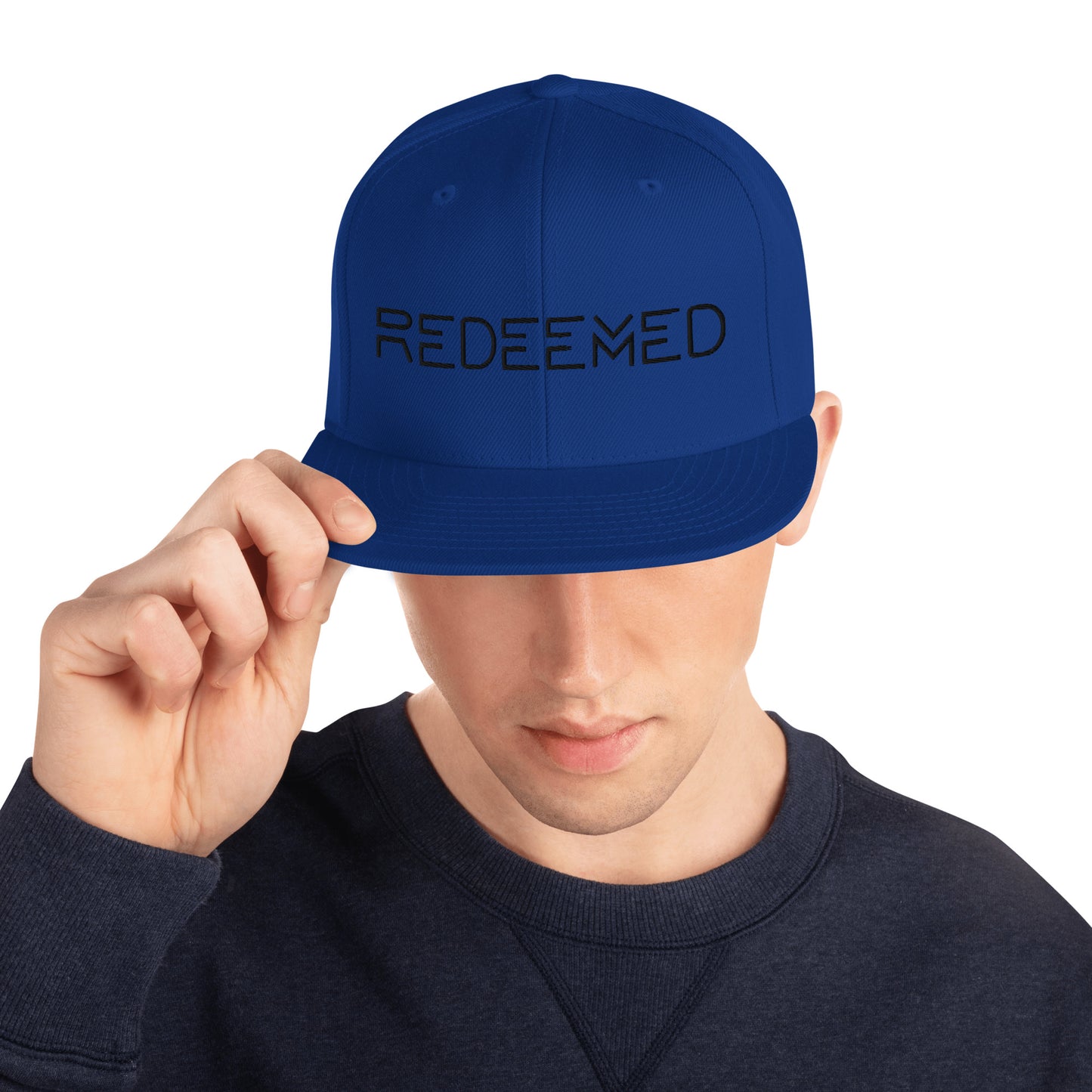Redeemed Snapback Hat Big Leap Ink 29.00 Big Leap Ink RoyalBlue