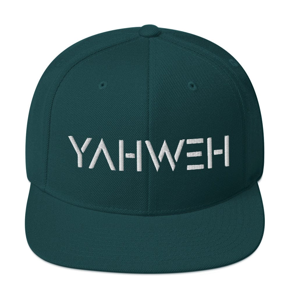 YAHWEH Snapback Hat Big Leap Ink 29.00 Big Leap Ink Spruce