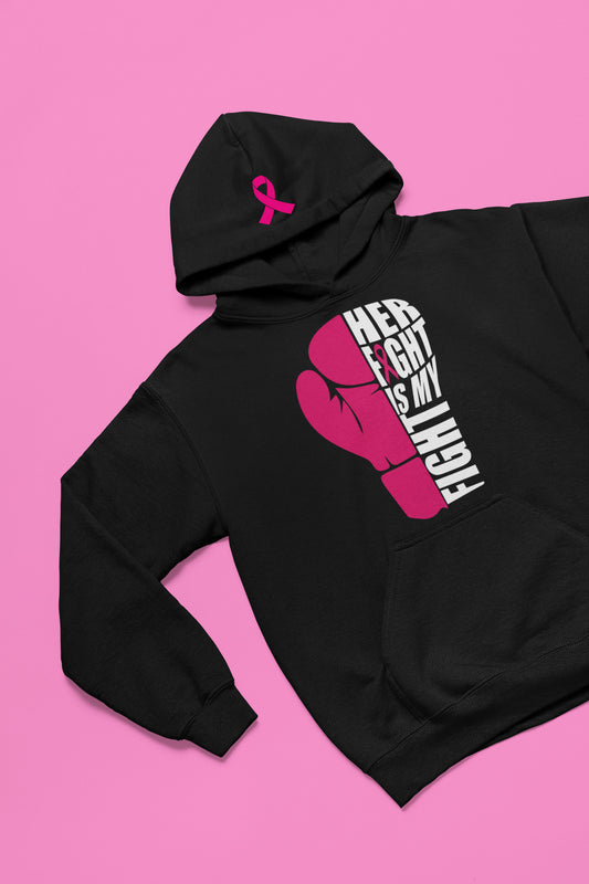 Her Fight is My Fight Breast Cancer Awareness Hoodie