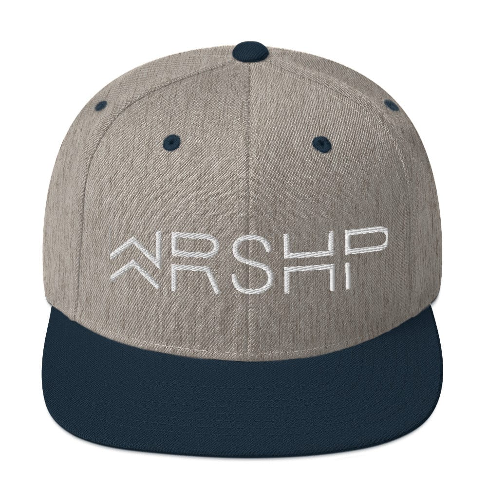 WRSHP Snapback Hat Big Leap Ink  29.00 Big Leap Ink HeatherGreyNavy