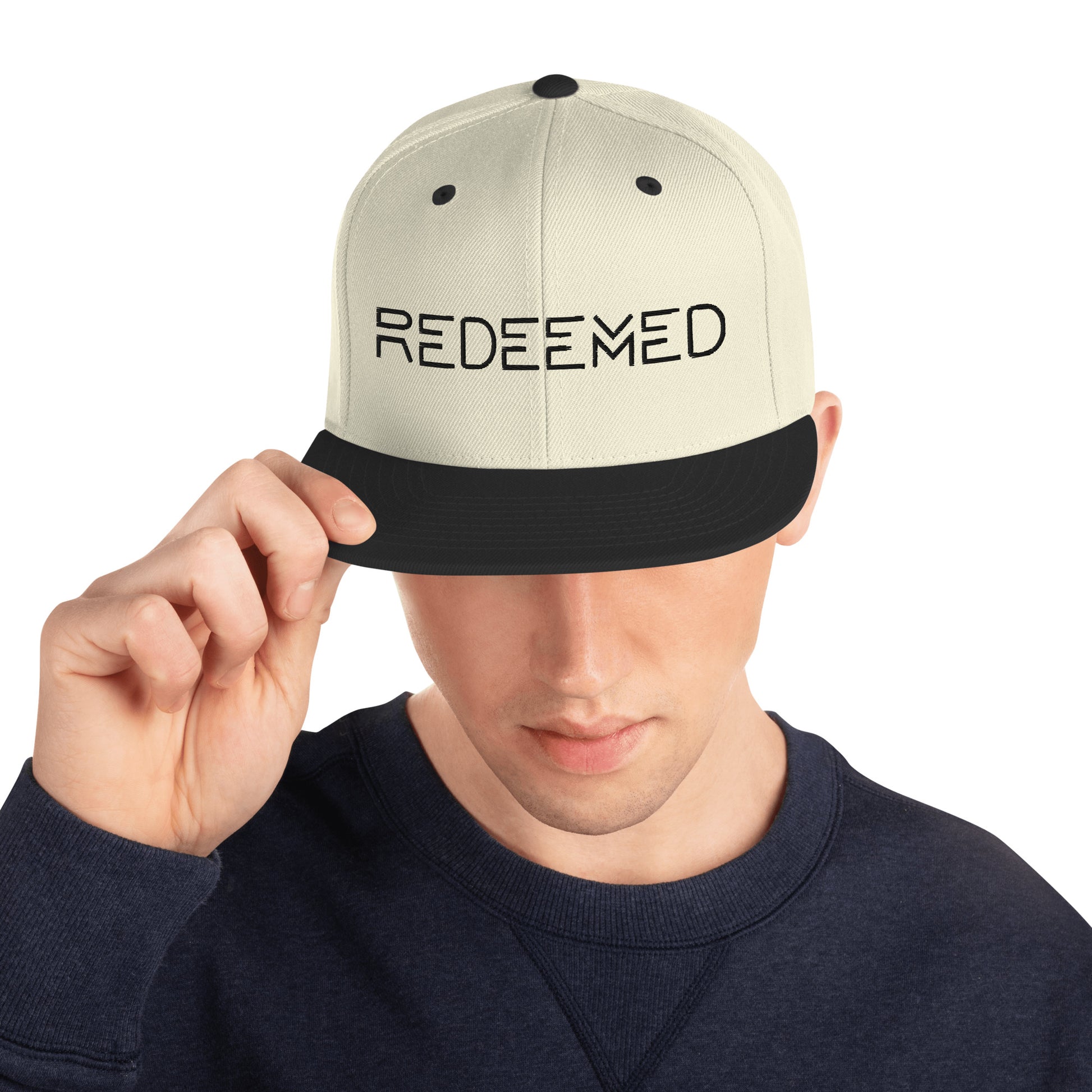 Redeemed Snapback Hat Big Leap Ink  29.00 Big Leap Ink NaturalBlack