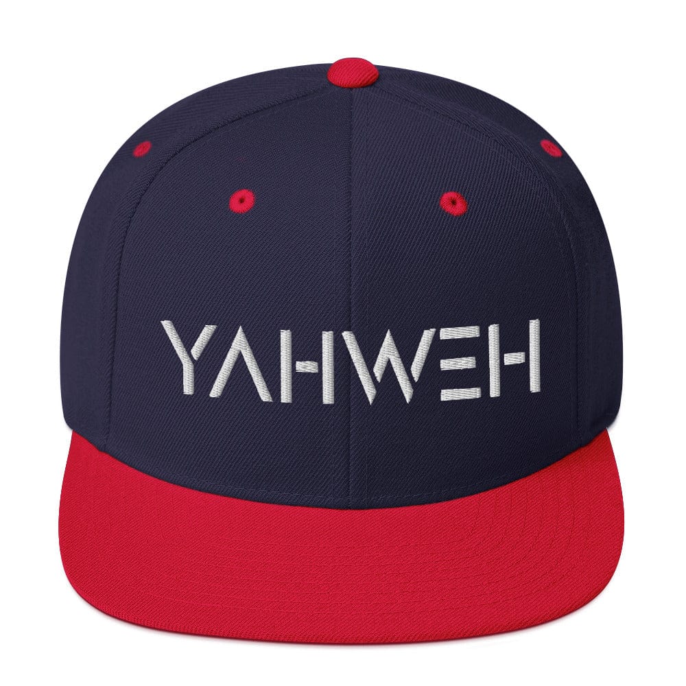 YAHWEH Snapback Hat Big Leap Ink  29.00 Big Leap Ink NavyRed