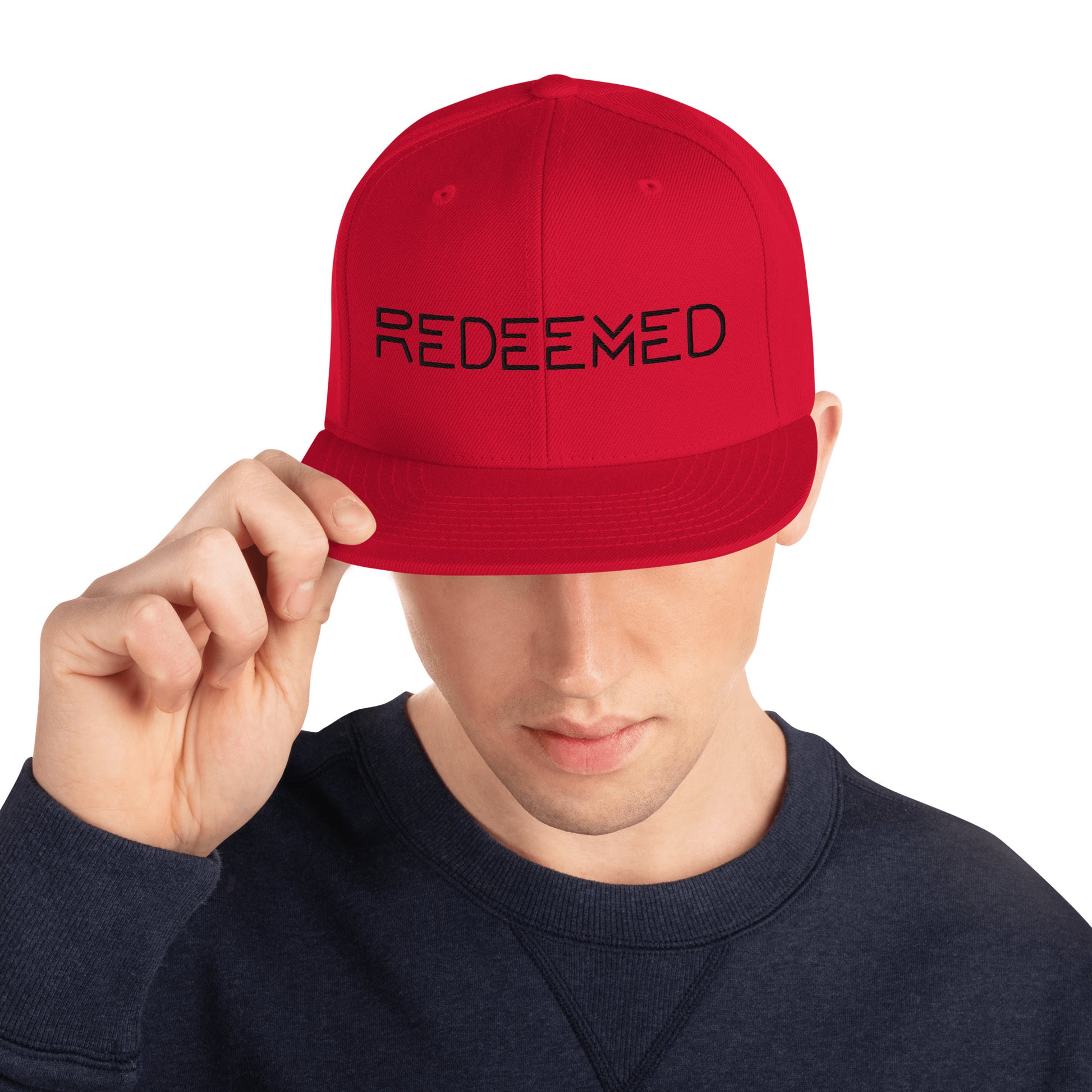 Redeemed Snapback Hat Big Leap Ink  29.00 Big Leap Ink Red