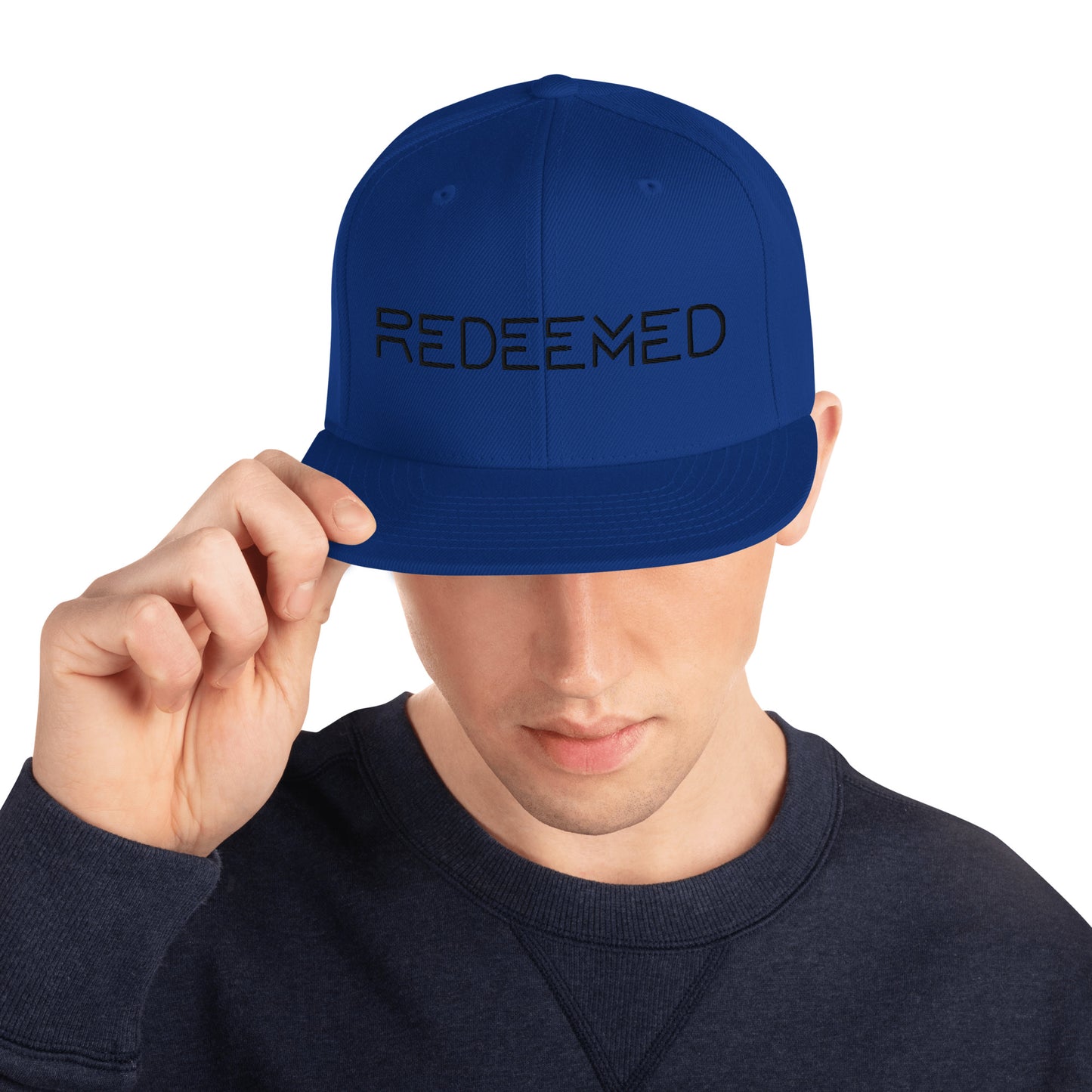 Redeemed Snapback Hat Big Leap Ink  29.00 Big Leap Ink RoyalBlue